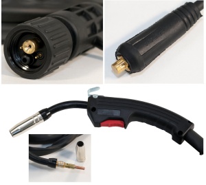ProWELD MTS-801 Pistolet mufa euro, 1.8m pentru Flux1032e - Img 2