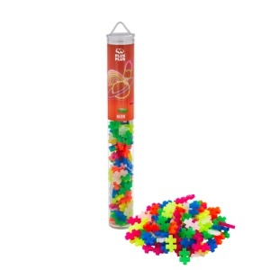Puzzle Plus-Plus Neon Mix 100 Buc In Tub Plus4024