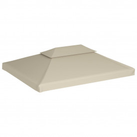 Rezervă Acoperiș marchiză 310 g / m² Bej 3x4 m - Img 2