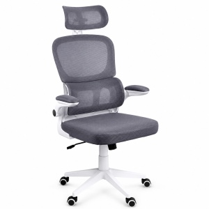 Scaun de birou OFF 432 cu mesh, ergonomic, suport lombar, brate rabatabile, 110 kg - Img 2