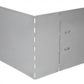 Set 10 separatoare flexibile pentru gazon, oțel galvanizat, 100 x 15cm - Img 5