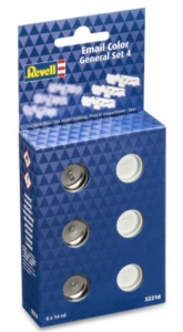 Set De Culori Email – General 4 Lucios/Mat (6X 14Ml) – Revell Rev32216