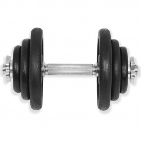 Set de gantere de 18 piese, 40 kg fontă - Img 4