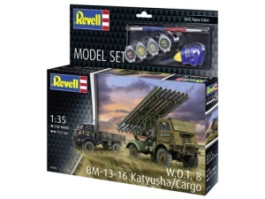 Set Macheta Revell Vehicul Militar W.O.T. 8 Bm-13-16 Katiusa/Cargo Scara 1:35 Rev63338 - Img 2