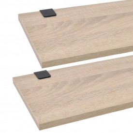 Set mobilier baie format din 7 piese cu chiuvete incluse, Bej - Img 6