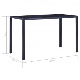 Set mobilier de bucătărie, 7 piese, maro - Img 12