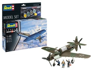 Set model plastic Dornier Do 335 "Pfeil", Revell, 1:48, 81 piese, 365x384x85mm Revell 63795
