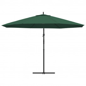Umbrelă cantilever 3,5 m, Verde - Img 5