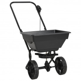 Utilaj de împrăștiat sare, PVC și oțel 92x46x70 cm 15 L