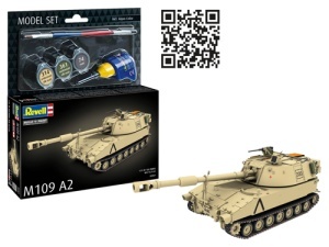 Vehicul Militar Revell Model Set M109 A2 Scara 1:72 Rev63361 - Img 2