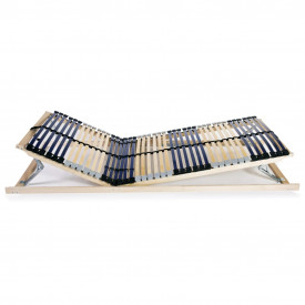 vidaXL Bază de pat cu șipci, 42 șipci, 7 zone, 70 x 200 cm FSC - Img 3