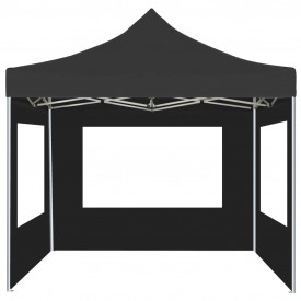 vidaXL Cort de petrecere pliabil cu pereți, antracit, 3x3 m, aluminiu - Img 4