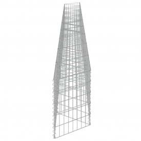 vidaXL Gabion perete din oțel galvanizat, 630 x 30 x 50 cm - Img 6