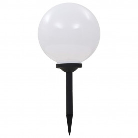 vidaXL Lămpi solare de exterior cu LED, 2 buc, 30 cm, RGB, sferic - Img 3