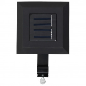 vidaXL Lămpi solare de exterior cu LED, 6 buc, negru, 12 cm, pătrat - Img 5