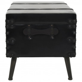 vidaXL Masă de cafea din MDF și oțel 102x51x48 cm - Img 3