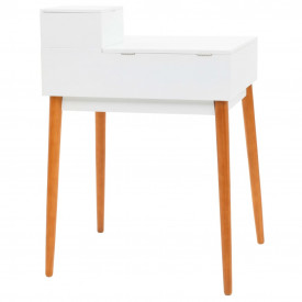 vidaXL Masă de toaletă cu oglindă, MDF, 60x50x86 cm - Img 5