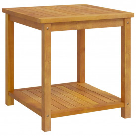 vidaXL Masă laterală, 45x45x45 cm, lemn solid de salcâm - Img 2
