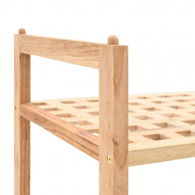 vidaXL Pantofar din lemn solid de nuc, 69 x 26 x 40 cm - Img 4