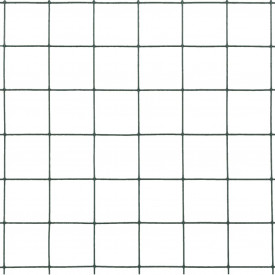 vidaXL Plasă de sârmă, verde, 25 x 1,5 m, oțel cu înveliș PVC, pătrat - Img 4