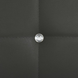 vidaXL Scaune bucătărie, 4 buc, piele artificială, 43x43,5x96 cm, gri - Img 7