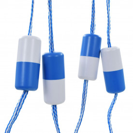 vidaXL Șnur separator de siguranță pentru piscină, 6 m, plastic - Img 5