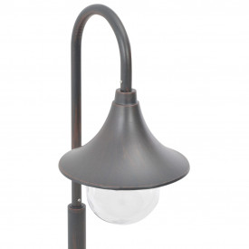 vidaXL Stâlp de iluminat pentru grădină, bronz, 120 cm, aluminiu, E27 - Img 5