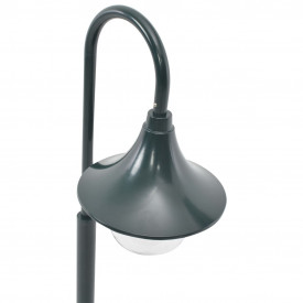 vidaXL Stâlp iluminat grădină, verde închis, 120 cm, aluminiu, E27 - Img 5