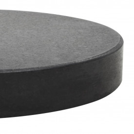 vidaXL Suport umbrelă de soare, granit 20 kg, rotund, negru - Img 5