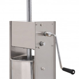 Aparat de umplut cârnați manual, argintiu, 15L, oțel inoxidabil - Img 6