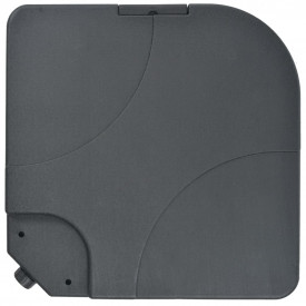 Bază umbrelă de soare portabilă umplută cu nisip/apă 60 L - Img 2