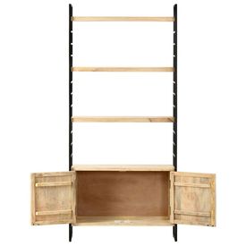 Bibliotecă cu 4 niveluri 80x30x180 cm lemn masiv de mango - Img 3