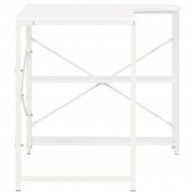 Birou de calculator, alb, 120 x 72 x 70 cm - Img 5