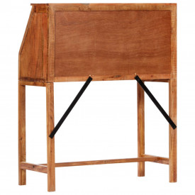 Birou de scris, 90 x 40 x 107 cm, lemn masiv de acacia - Img 6