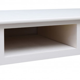 Birou de scris, alb, 110 x 45 x 76 cm, lemn - Img 8