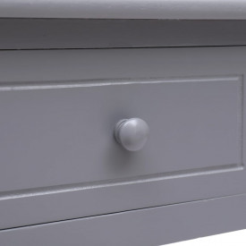 Birou de scris, gri, 110 x 45 x 76 cm, lemn - Img 7