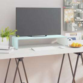 Comodă TV/Suport monitor din sticlă, 70 x 30 x 13 cm