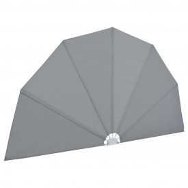 Copertină pliabilă de grădină 200 cm gri - Img 5