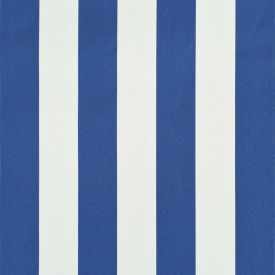 Copertină retractabilă, albastru și alb, 150 x 150 cm - Img 7