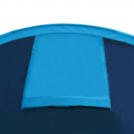 Cort camping 4 persoane, Bleumarin/Albastru deschis - Img 6