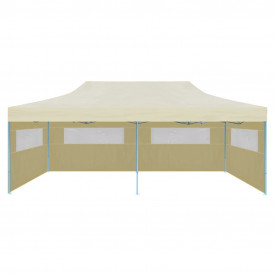 Cort de petrecere pliabil crem 3 x 6 m - Img 3