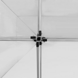 Cort de petrecere pliabil profesional, alb, 4,5x3 m, aluminiu - Img 6