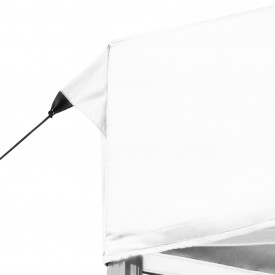 Cort de petrecere pliabil profesional, alb, 6 x 3 m, aluminiu - Img 5