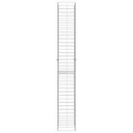 Coșuri gabion, 3 buc., 25 x 25 x 197 cm, oțel galvanizat - Img 2