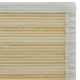 Covor dreptunghiular din bambus natural 80 x 200 cm - Img 6