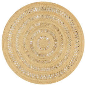 Covor manual din iută împletită, 150 cm