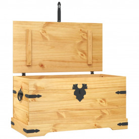 Cufăr depozitare din pin mexican Corona Range 91 x 49,5 x 47 cm - Img 2