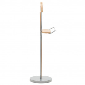Cuier pentru costum, 45 x 35 x 107 cm, natural - Img 3