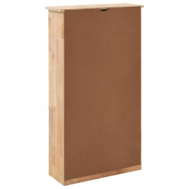 Dulap depozitare pantofi, 55 x 20 x 104 cm, lemn masiv de nuc - Img 4