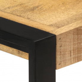 Dulap lateral, 120 x 30 x 75 cm, lemn masiv de mango - Img 5
